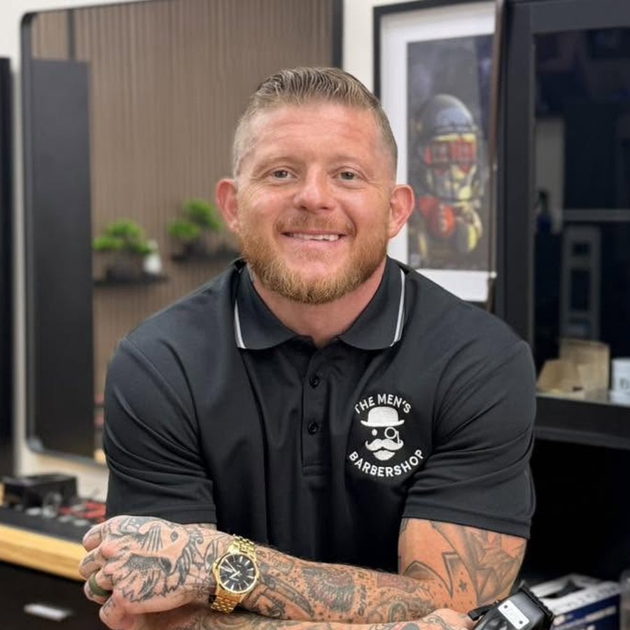 Ron, barber at The Men's Barbershop